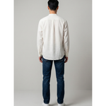 Camicia in lino CFWOSI2034MRUT5284 8270 WOOLRICH Arctic white 