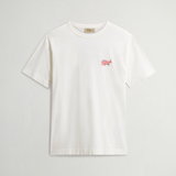 T-Shirt in cotone con logo CFWOTE2005MRUT5334 8270 WOOLRICH Arctic white 