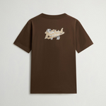 T-Shirt in puro cotone con logo CFWOTE2010MRUT5334 10026 WOOLRICH Slate black 