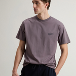 T-Shirt in puro cotone con logo CFWOTE2010MRUT5334 31193 WOOLRICH Shark 