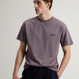 T-Shirt in puro cotone con logo CFWOTE2010MRUT5334 31193 WOOLRICH Shark 