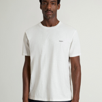 T-Shirt in puro cotone con logo CFWOTE2010MRUT5334 8270 WOOLRICH Arctic white 