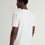 T-Shirt in puro cotone con logo CFWOTE2010MRUT5334 8270 WOOLRICH Arctic white 