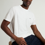 T-Shirt in puro cotone con logo CFWOTE2010MRUT5334 8270 WOOLRICH Arctic white 
