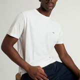 T-Shirt in puro cotone con logo CFWOTE2010MRUT5334 8270 WOOLRICH Arctic white 