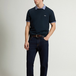 T-Shirt in puro cotone CFWOTE2013MRUT4061 3989 WOOLRICH Melton blue 