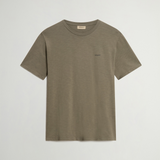 T-Shirt in puro cotone CFWOTE2013MRUT4061 6667 WOOLRICH Smokey olive 