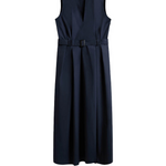 Abito lungo smanicato CFWWDR0184FRUT3944 3989 WOOLRICH Melton blue 
