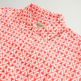 Abito chemisier in misto cotone con cintura CFWWDR2021FRUT5402 5549 WOOLRICH Paprika tile bloom 