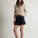 Maglia girocollo in misto cotone CFWWKN2037FRUF5037 8640 WOOLRICH Beige 