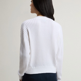 Cardigan in puro cotone CFWWKN2039FRUF5088 8270 WOOLRICH Arctic white 