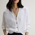 Cardigan in puro cotone CFWWKN2039FRUF5088 8270 WOOLRICH Arctic white 