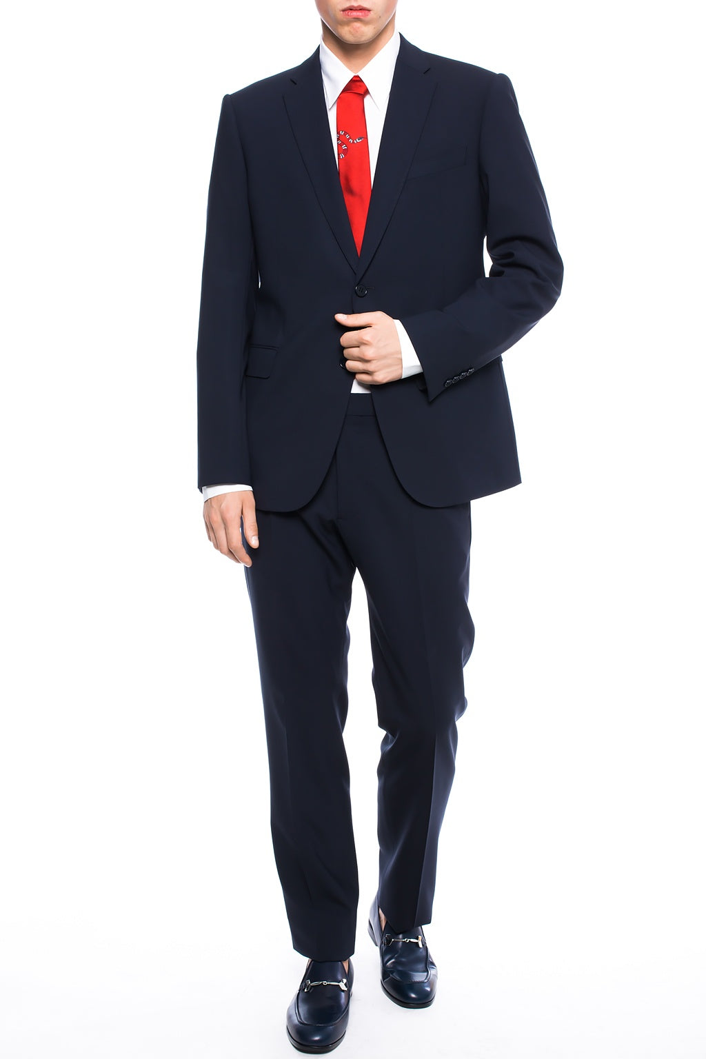Abito monopetto due bottoni. 01VMEB 0B006 922 EMPORIO ARMANI Blue 