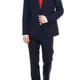Abito monopetto due bottoni. 01VMEB 0B006 922 EMPORIO ARMANI Blue 