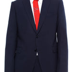 Abito monopetto due bottoni. 01VMEB 0B006 922 EMPORIO ARMANI Blue 