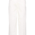 Pantalone cropped 103227A0IM Z07 PINKO White 