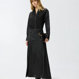 Camicia in popeline e crêpe 105434A2TG Z99 PINKO Nero 