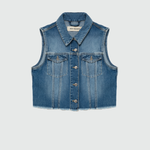 Gilet in denim RND90136 D606 2862 C0999 ROY ROGER'S Denim 