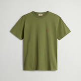 T-shirt in puro cotone con logo CFWOTE0144MRUT2926 6641 WOOLRICH Cypress 
