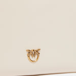 Borsa a tracolla 100455A0F1 Z14Q PINKO Bianco seta-antique gold 