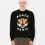 Felpa girocollo con ricamo FE68SW1064MF 99J KENZO Black 