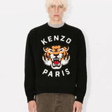 Felpa girocollo con ricamo FE68SW1064MF 99J KENZO Black 