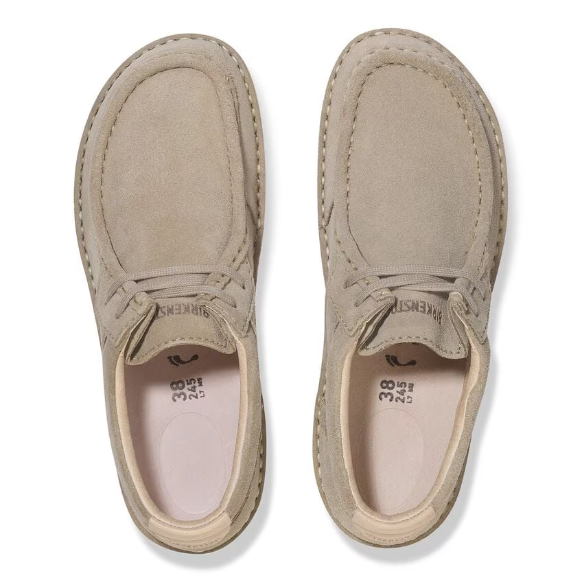 Scarpa allacciata in suede PASADENA N 1029671 TAUPE BIRKENSTOCK Taupe 