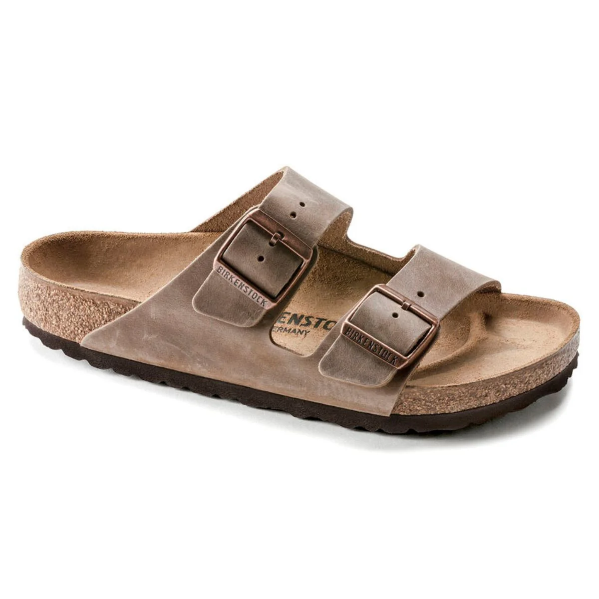 Ciabatta in pelle oliata ARIZONA 352203 TABACCO BROWN BIRKENSTOCK Tabacco brown 