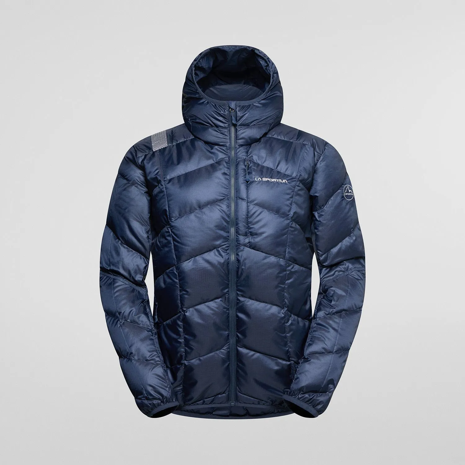 Piumino con cappuccio PINNACLE DOWN JKT ZASJ095 B46W04 LA SPORTIVA Night sky/chalk 
