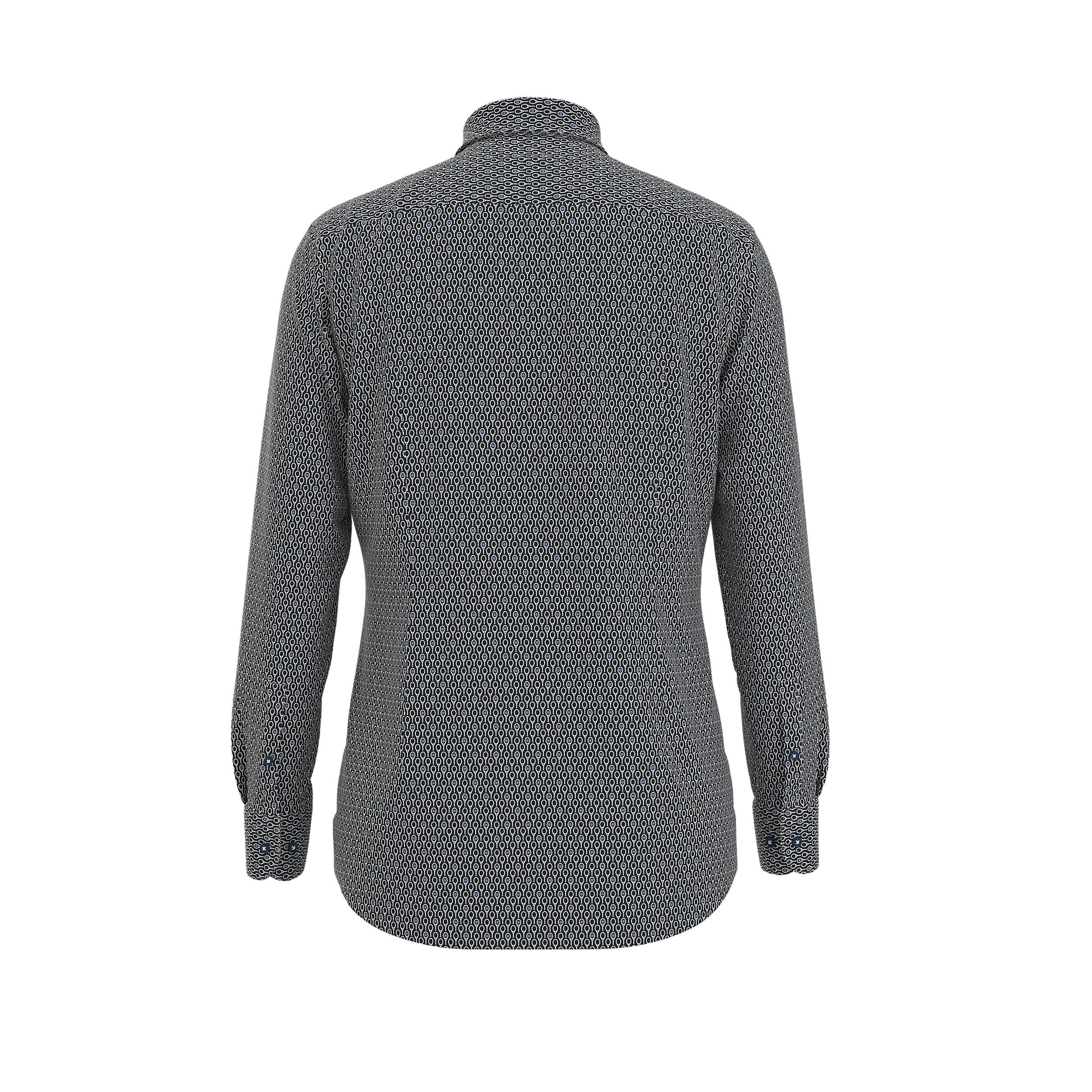 Camicia in jersey slim fit 50490363 10248806 01 404 BOSS Dark blue 