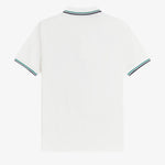 Polo manica corta M3600 02C FRED PERRY Snowwht/sgrn/nvy 