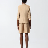 Giacca in lino 106597A34I D41 PINKO Beige chantilly 