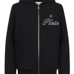 Felpa con cappuccio e zip MJB3953 PTE180N 02 PHILIPP PLEIN Black 