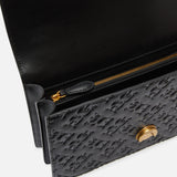 Borsa Love Bag a tracolla in pelle con logo 100941A1YB Z99Q PINKO Nero-antique gold 