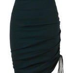 Gonna longuette in maglia LOCAD560573 022 P.A.R.O.S.H. Green 