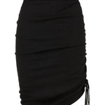 Gonna longuette in maglia LOCAD560573 013 P.A.R.O.S.H. Black 