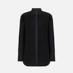 Camicia in popeline e crêpe 105434A2TG Z99 PINKO Nero 