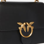 Borsa in pelle 100066A0F1 Z99Q PINKO Nero-antique gold 