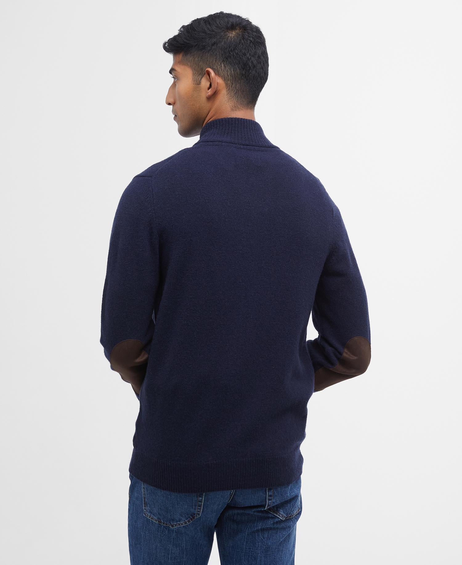 Maglione con zip MKN0731 MKN NY91 BARBOUR Navy 
