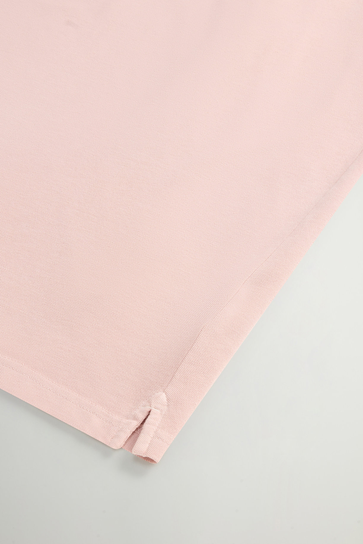 Polo Mackinack tinta in capo in piqué di cotone elasticizzato CFWOPO0065MRUT1483 4409 WOOLRICH Rose smoke 