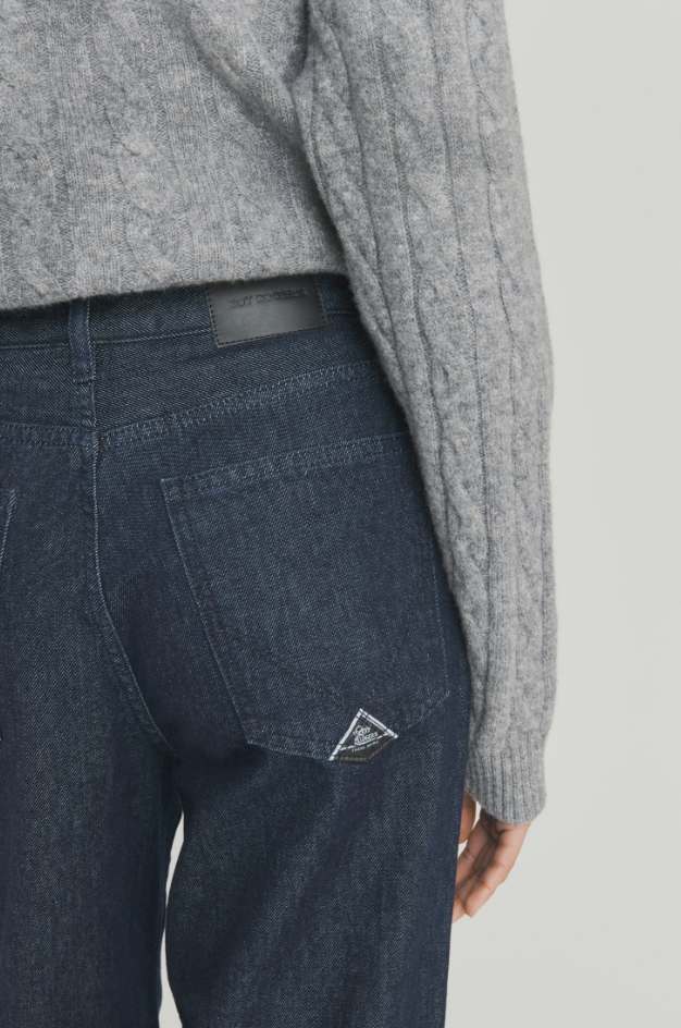 Jeans flare in denim rinse RND091 D402 0021 0999 ROY ROGER'S Denim 
