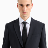 Abito in lana bi-stretch EM000098 TE10404 UB109 EMPORIO ARMANI Dark navy 