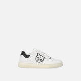 Sneaker in pelle con logo bianco e nero SS0077P001 ZZ1 PINKO White/black 