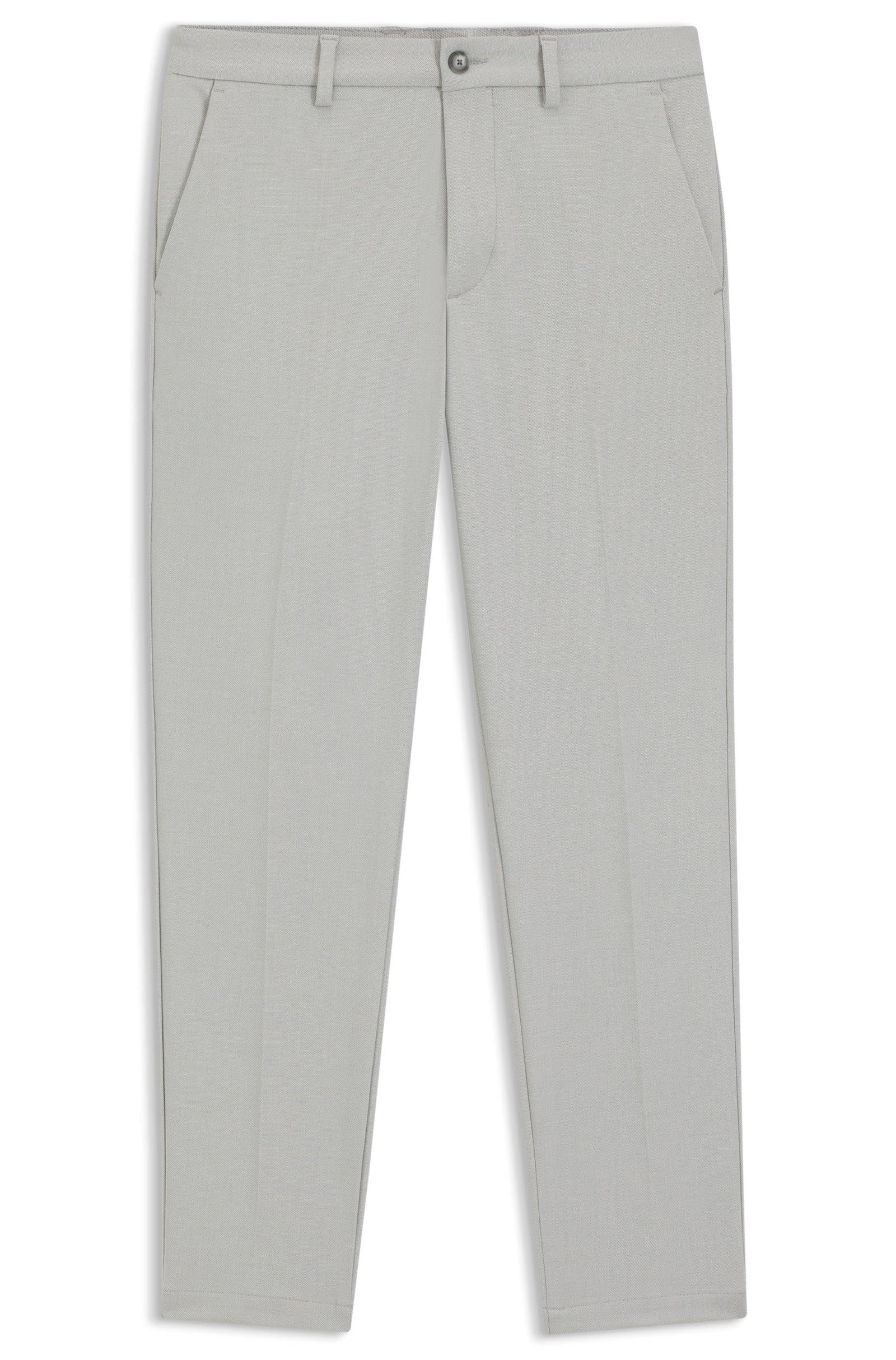 Pantalone in tessuto tecnico 50549473 10274675 01 047 BOSS Silver 
