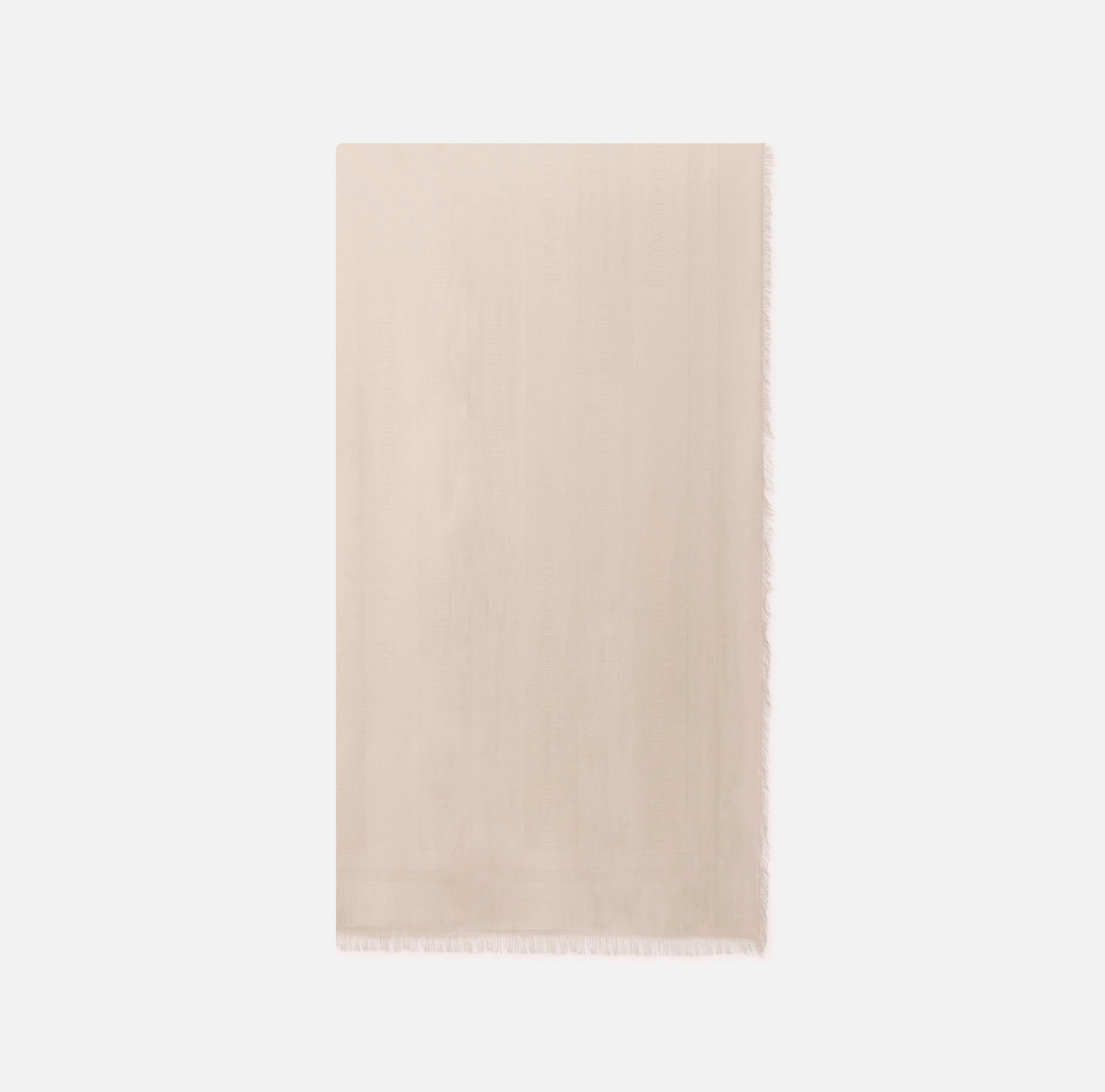 Foulard in viscosa e modal con righe jacquard SC15F61E2 193 ELISABETTA FRANCHI Burro 