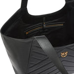 Borsa in pelle 104536A2AO Z99Q PINKO Nero-antique gold 