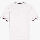 Polo manica corta M3600 T60 FRED PERRY Snwht/bred/nvy 