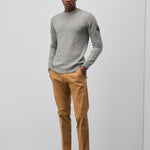 Maglia girocollo in lana e cachemire RRU502CE39 BG1 ROY ROGER'S Silk/nebbia 