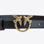 Cintura in pelle 1H212PY5H7 Z99Q PINKO Black/gold 