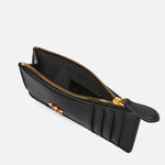 Portacarte in pelle 100251A0F1 Z99Q PINKO Nero-antigue 
